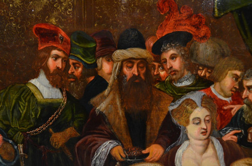 Gaspar van den Hoecke (Anversa, 1585 – 1648) Il banchetto di Erode