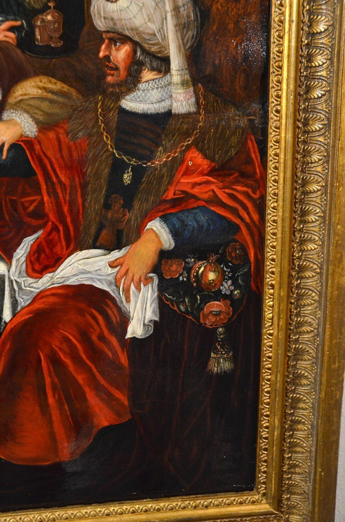 Gaspar van den Hoecke (Anversa, 1585 – 1648) Il banchetto di Erode