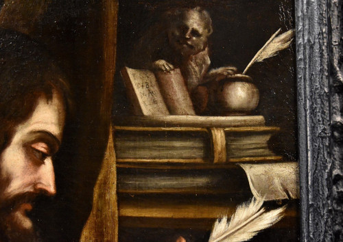 Saint Marc l'Evangéliste, Bartolomeo Gennari (cento, 1594 - Bologne, 1661) Attribuable à
