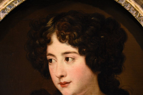 Portrait Of The Young Ortensia Mancini, Jacob Ferdinand Voet (antwerp 1639 - Paris 1689)