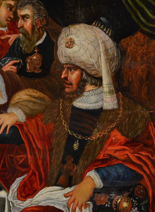 Das Festmahl des Herodes, Gaspar Van Den Hoecke (Antwerpen, 1585 - 1648)