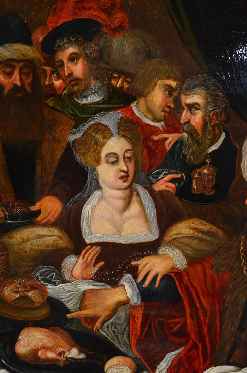 Das Festmahl des Herodes, Gaspar Van Den Hoecke (Antwerpen, 1585 - 1648)