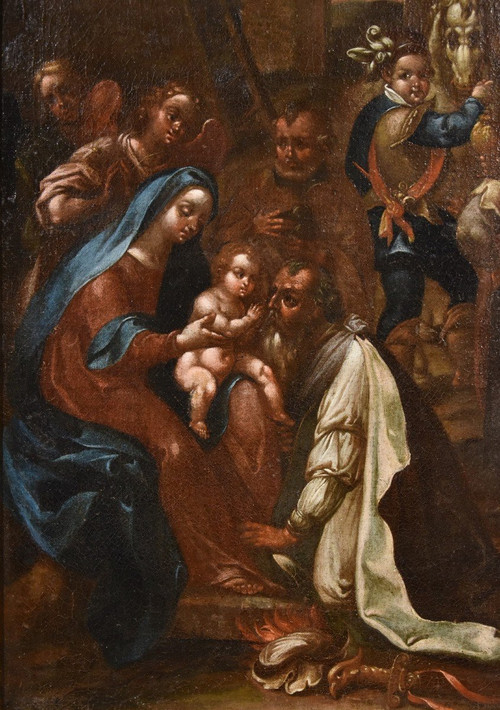 l'Adoration Des Mages, Jan Van Der Straet, Dit Giovanni Stradano (bruges 1523 - Florence 1605)