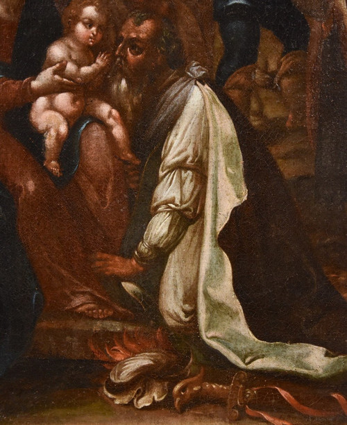 l'Adoration Des Mages, Jan Van Der Straet, Dit Giovanni Stradano (bruges 1523 - Florence 1605)