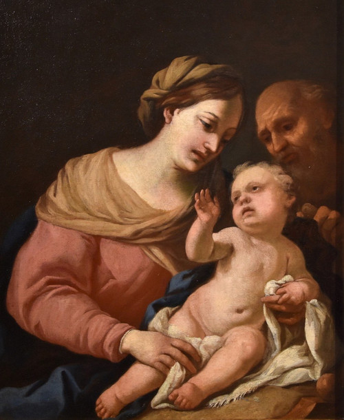 Die Heilige Familie, Domenico Piola (Genua 1627-1703) Umkreis