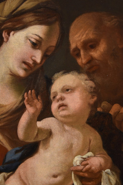 Die Heilige Familie, Domenico Piola (Genua 1627-1703) Umkreis