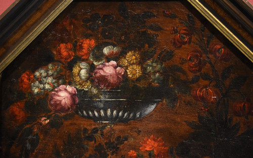Blumenkomposition, Francesca Volò Smiller (Mailand, 1657 - 1700) Umkreis