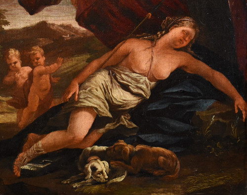 Le Repos De Diane, Guillaume Courtois Dit "il Borgognone" (Saint Hippolyte 1626 - Rom 1679)