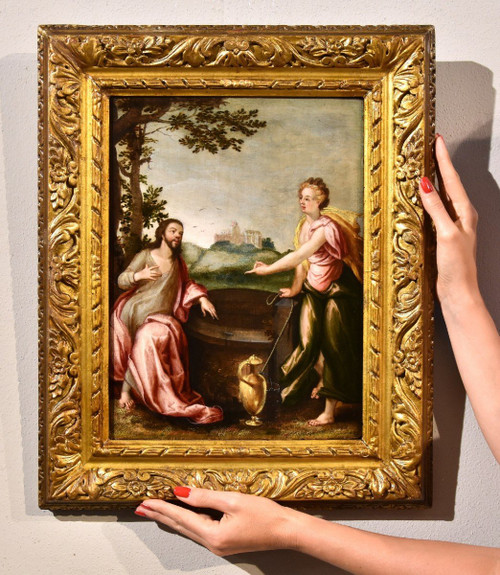 Christus Und Die Samariterin, Ludovico Pozzoserrato (Antwerpen 1550 - Treviso 1605)