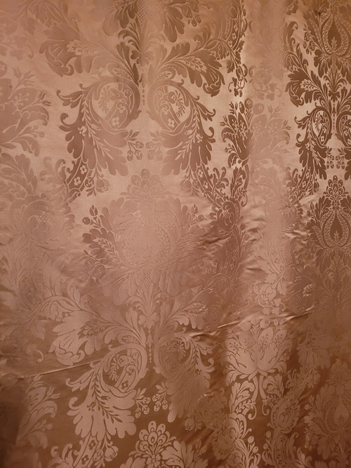 3 damask lengths, late 19th century period