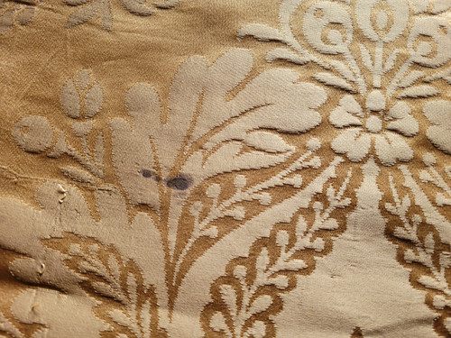 3 damask lengths, late 19th century period