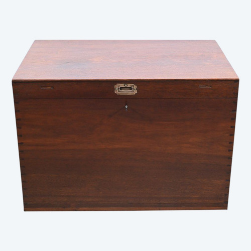 Importante Baule in Teak - Fine XIX Secolo