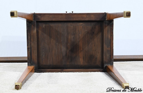 Petit Meuble de Salon en Noyer, style Transition Louis XVI/Directoire – 1ère Partie XIXe