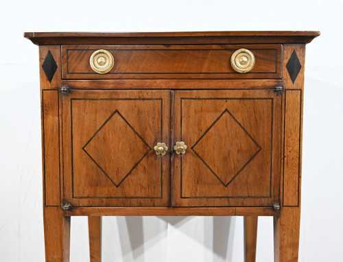 Petit Meuble de Salon en Noyer, style Transition Louis XVI/Directoire – 1ère Partie XIXe