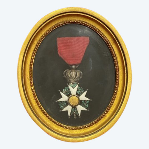 Medaglia della Legione d'Onore in Argento e Smalto Enrico IV IX sec