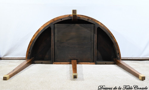 Table Console de Propriété en Noyer, époque Directoire – 1810