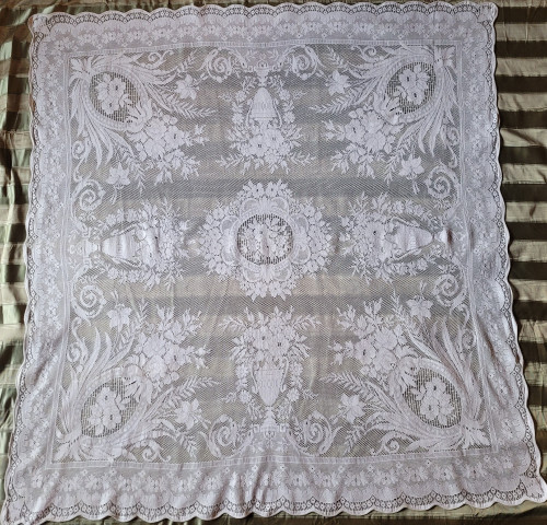 Small lace tablecloth circa 1900