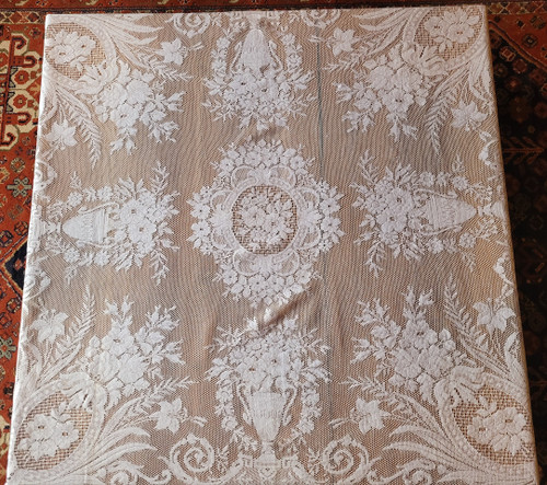 Small lace tablecloth circa 1900