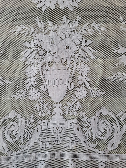 Small lace tablecloth circa 1900