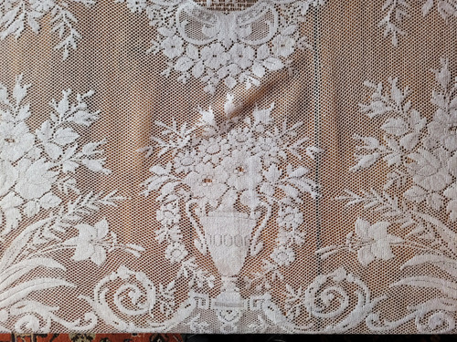 Small lace tablecloth circa 1900