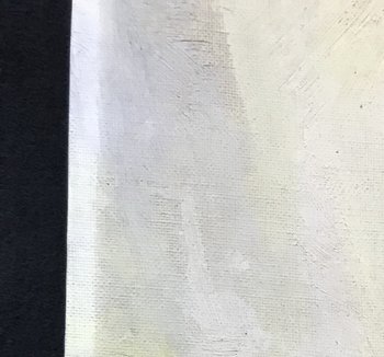 Öl auf Leinwand junge nackte Frau der 1950er Jahre unleserliche Signatur