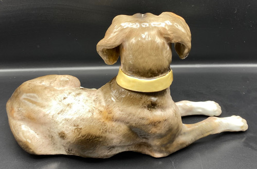 CANE IN PORCELLANA DI SASSONIA