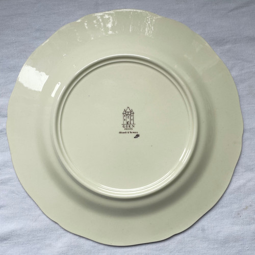 Service of 6 plates Gien model Rambouillet