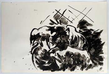 Edouard PIGNON (1905-1993) - Combat de coqs - Nouvelle école de Paris