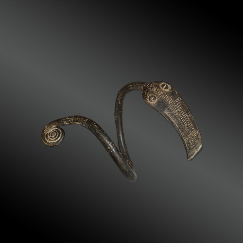 Bracciale serpente, cultura Gan - Burkina Faso - XX secolo