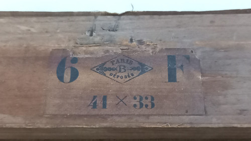 Öl auf Leinwand Rosenstrauß/ XX.