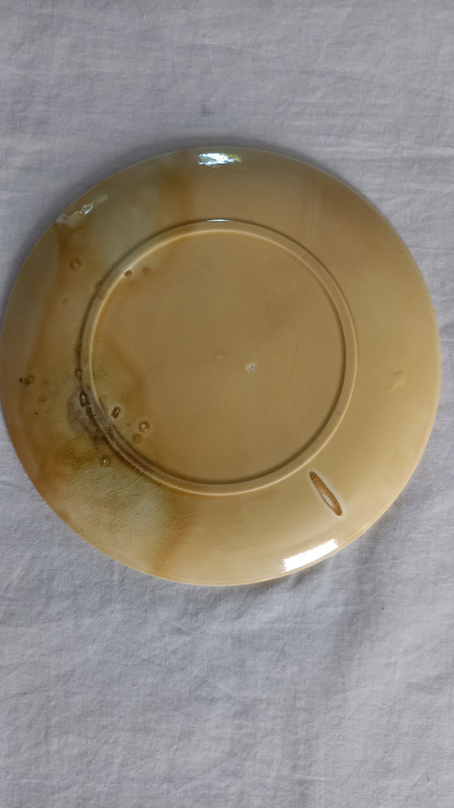 Plates Aubagne earthenware 20th century