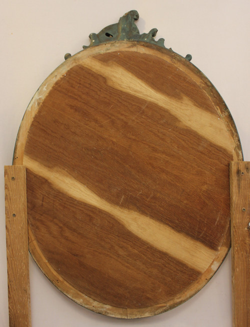 Oval Mirror Louis XV Style, Shell 51 X72 Cm
