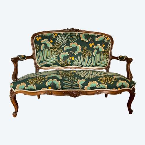 Louis XV-style sofa-bench