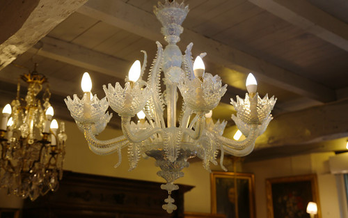 Murano chandelier, Venetian glass, early 20th century
