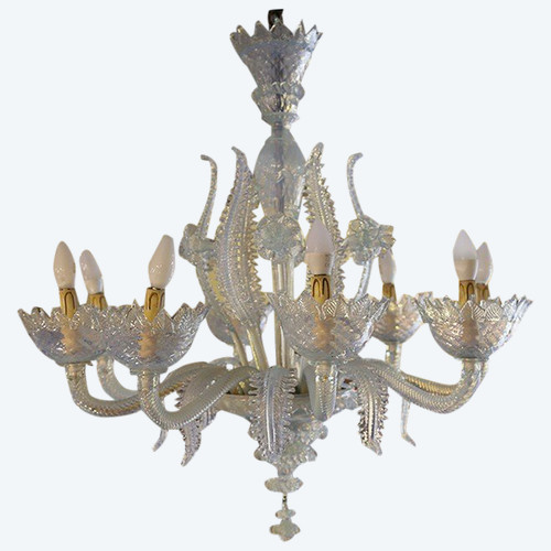 Murano chandelier, Venetian glass, early 20th century