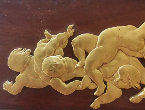 Bronze doré d'ornement aux Putti