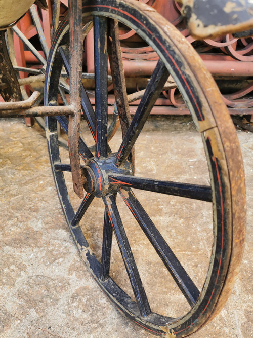  Grand Tricycle Au Cheval Fin XIX ème 