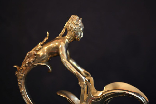 Grande brocca in bronzo dorato e marmo, Napoleone III