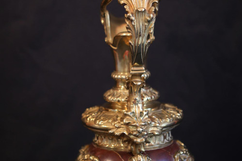Grande brocca in bronzo dorato e marmo, Napoleone III