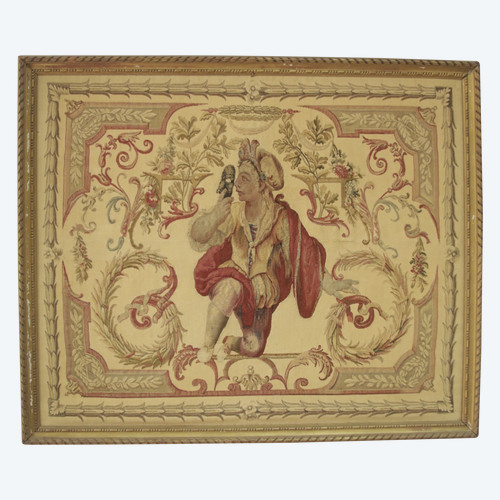 Fragment of tapestry, Manufacture des Gobelins, royal commission after Audran for Louis XIV
