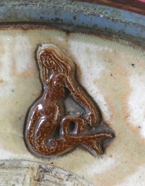 Roger Guérin (1896-1954), plat aux sirènes.