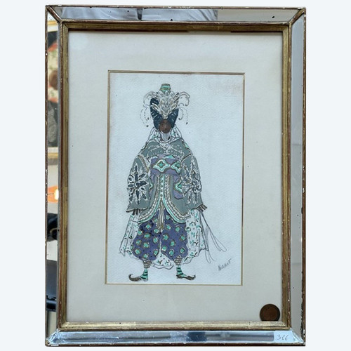 Léon Bakst - Persian costume study for the ballet "Aladdin or the Wonderful Lamp", 1919