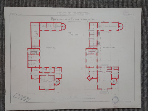 Disegno architettonico del XIX secolo