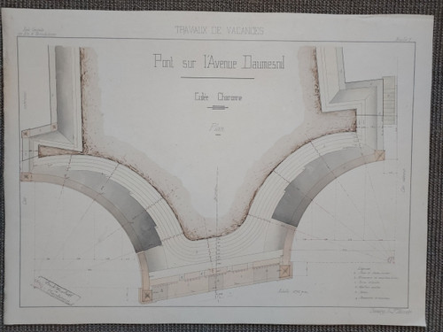 Disegno architettonico del XIX secolo