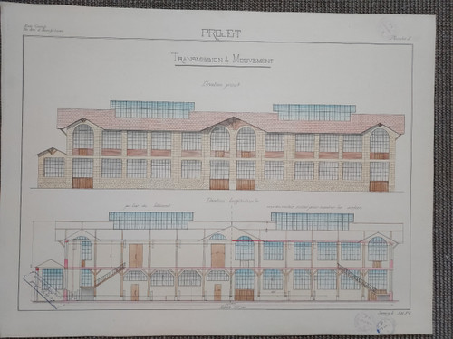 Disegno architettonico del XIX secolo