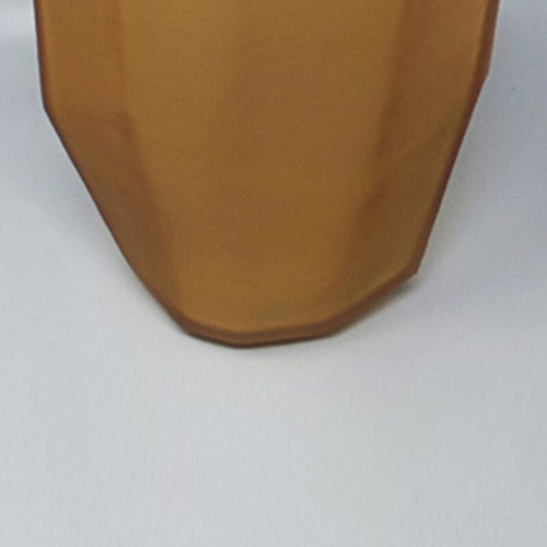 1970 Prächtige polyedrische Vase von Dogi aus Muranoglas. Hergestellt in Italien