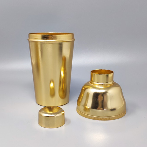 1960 Beautiful cocktail shaker with aluminum ice bucket. Made in Italy
