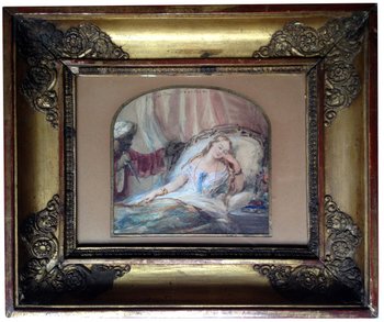 Christina Robertson (1796-1854) - Aquarelle - Othello Et Desdémone