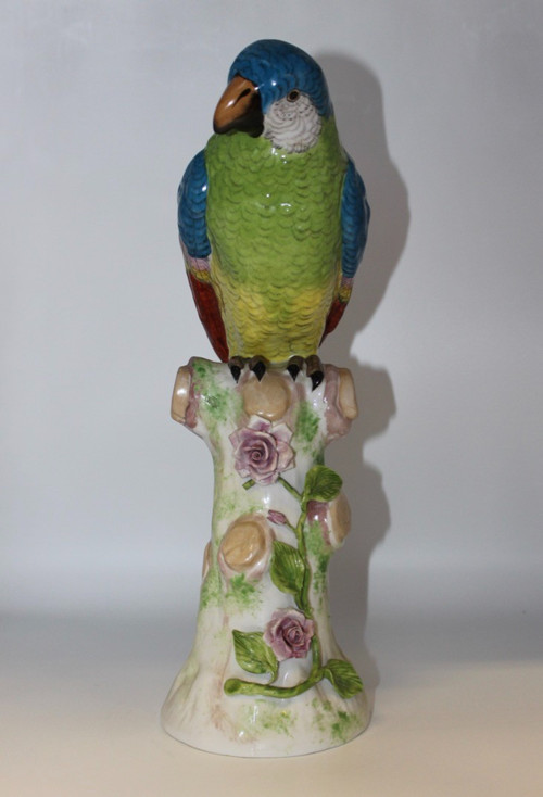 Porcelain Parrot In The Taste Of Meissen XX