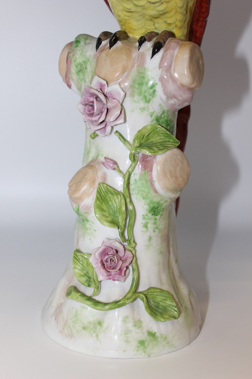 Porcelain Parrot In The Taste Of Meissen XX